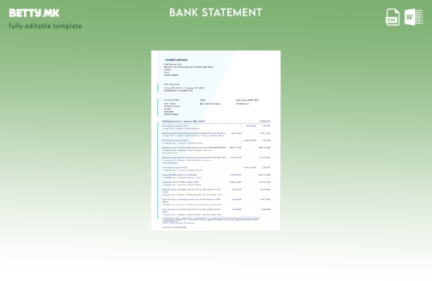 модерен стил Обединетото Кралство Wise Business шаблон за зборови за извод од ба